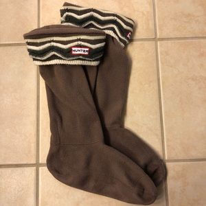 Used Hunter tall boot socks